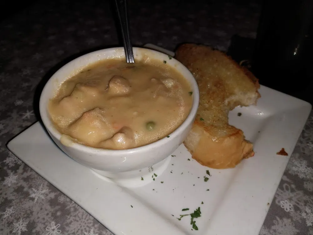 Pork Pot Pie Soup Lizzy T's Neubold McNaughton Lake Tomahawk WI Hwy 47
